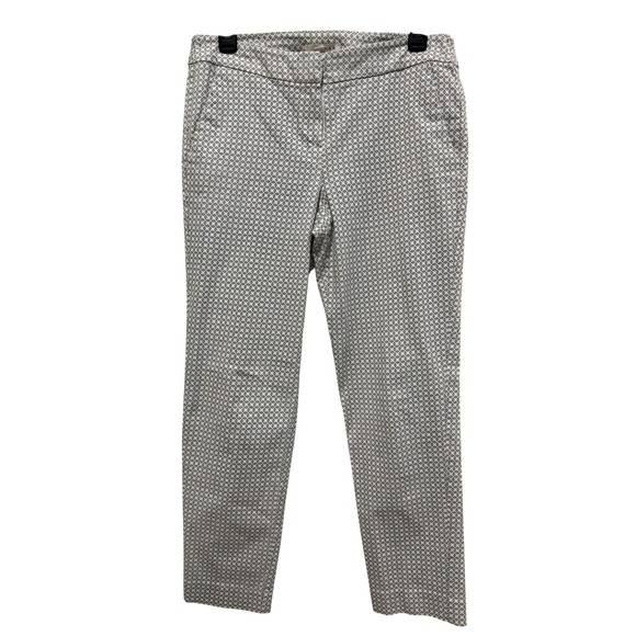 Kenar Pants - Kenar‎ Women's Brown Multi Pattern Stretch Casual Career Pants Size 8